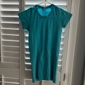 lululemon athletica Teal Short Sleeve Top